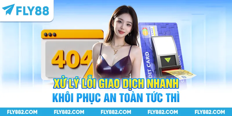 Xử lý lỗi giao dịch nhanh khôi phục an toàn tức thì